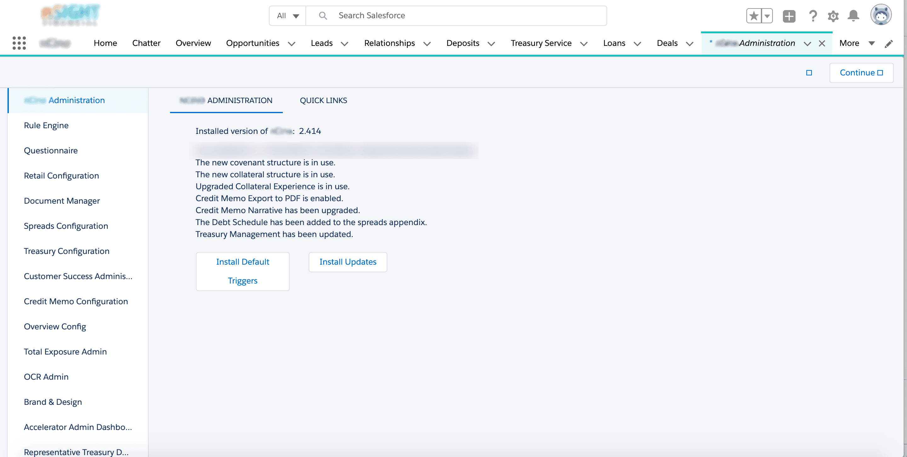 The admin area before the project. Years of settings piled into one long, inconsistent sidebar.