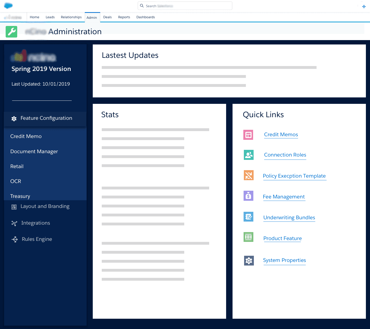 Concept 2, side nav with a primary item's slide-out panel expanded