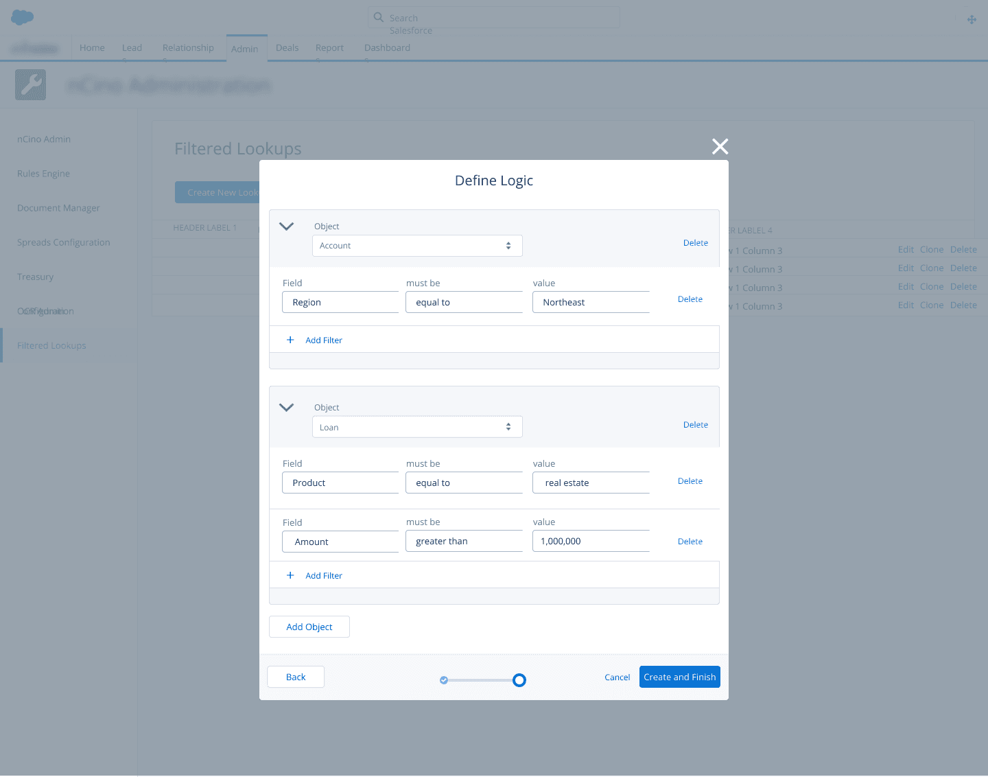 The initial if/then statement builder design